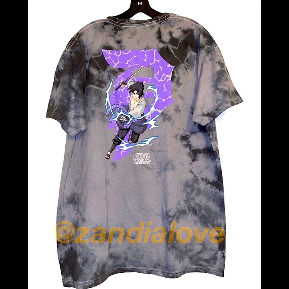 Primitive Naruto Sasuke Wash T - Picture 2 of 4